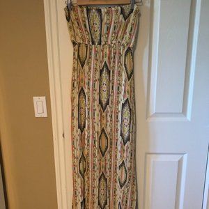 O'NEILL Ikat Patterned MAXI Dress, Size XS/S